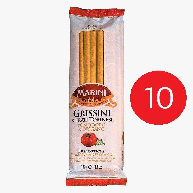 마리니 그리시니 브래드스틱 토마토 100g X 10개
